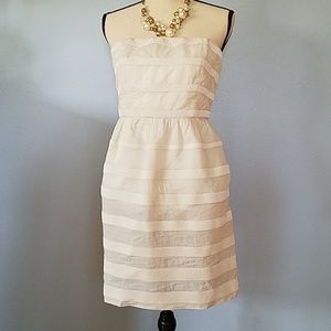 {J. Crew} Strapless Dress